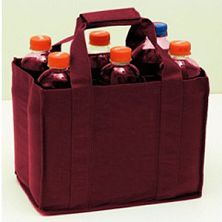 6 bottles wine bag